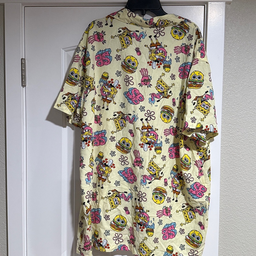 SpongeBob SquarePants Colorful Patterned Shirt - Picture 4 of 4